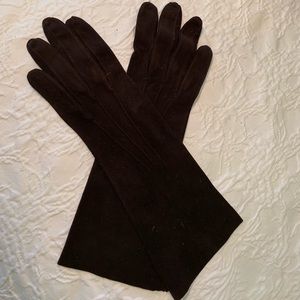 Vintage Dark Brown Gloves